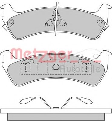 METZGER 1170434 Brake pad set FORD USA experience and price