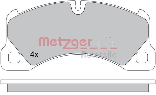 METZGER Bremsklötze Volkswagen 1170445 in Original Qualität