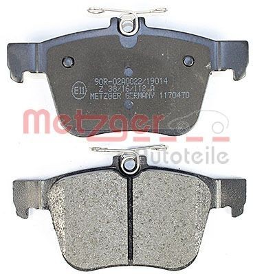 1170470 Disc brake pads GREENPARTS METZGER 25010 review and test