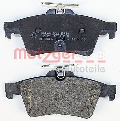 1170503 Disc brake pads METZGER 25218 review and test