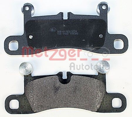 1170523 Disc brake pads GREENPARTS METZGER 1170523 review and test
