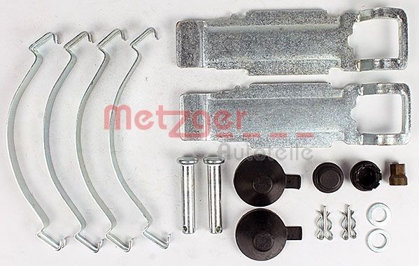 1170525 Set of brake pads 29183 METZGER with accessories