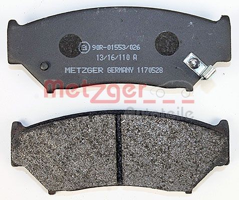 1170528 Disc brake pads METZGER 21908 review and test