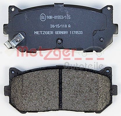 1170533 Disc brake pads METZGER 23456 review and test