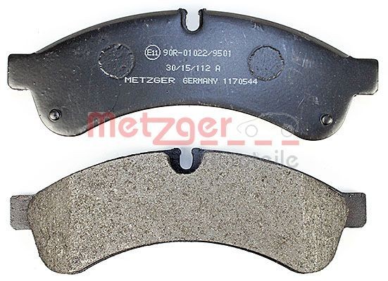 1170544 Disc brake pads METZGER 1170544 review and test