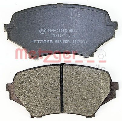 1170589 Disc brake pads METZGER 1170589 review and test