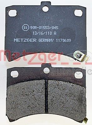 1170609 Disc brake pads METZGER 23495 review and test