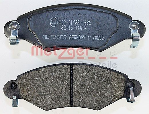 1170632 Disc brake pads METZGER 23341 review and test