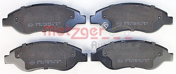 METZGER Brake pad kit 1170655