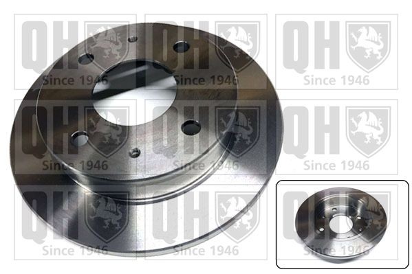 QUINTON HAZELL BDC5159 Brake disc 230x11mm, 4x114, solid