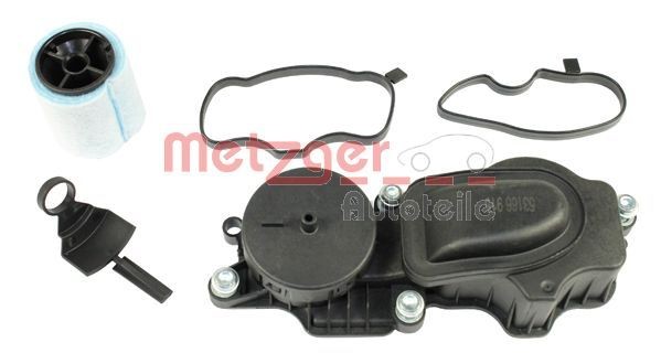 METZGER 2385015 Valve, engine block breather with auxiliary filter for crankcase ventilation, with gaskets/seals