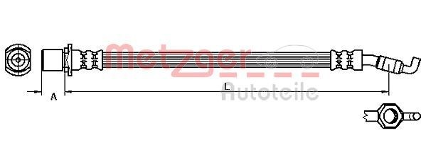 METZGER 4110057 Brake hose TOYOTA experience and price