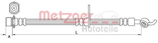 METZGER 4110986 Brake hose TOYOTA experience and price