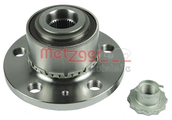 METZGER WM 6635 Wheel bearing kit with integrated magnetic sensor ring, with wheel hub, 72 mm