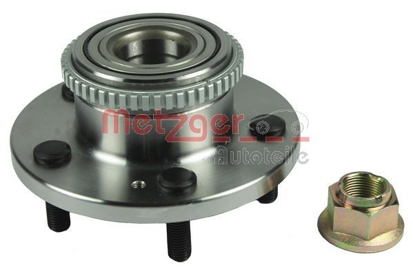 Wheel bearing kit METZGER with wheel hub - WM 6941