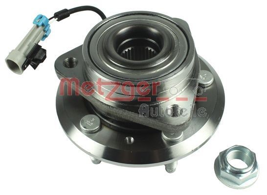 METZGER WM 7437 Wheel bearing kit with integrated ABS sensor, with wheel hub