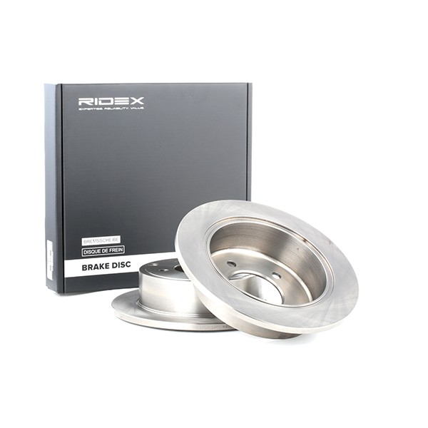 RIDEX 82B0457 Brake disc Rear Axle, 262,0x10mm, 5/6x114,3, solid, Uncoated