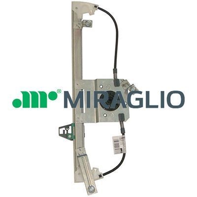 MIRAGLIO 30/1047 Window regulator Right Rear, Operating Mode: Electronic, without electric motor, with comfort function