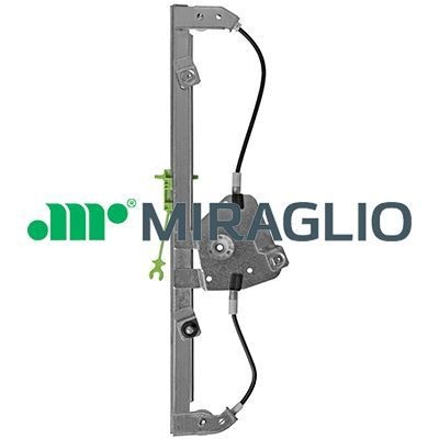 MIRAGLIO 30/1065 Window regulator Right Rear, Operating Mode: Electronic, without electric motor, with comfort function