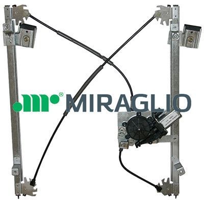 MIRAGLIO 30/999 Window regulator Right Front, Operating Mode: Electric, with electric motor