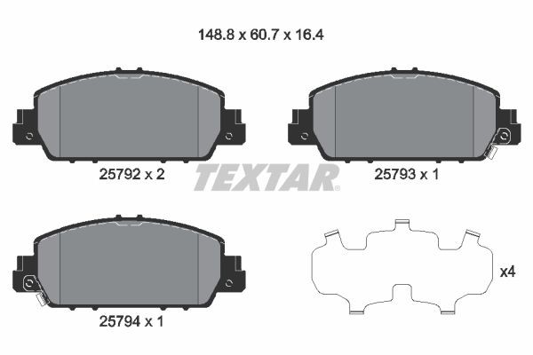 25792 TEXTAR 2579201 Oil filters Honda HR-V II 1.5 i-VTEC AWD 130 hp Petrol 2020 price
