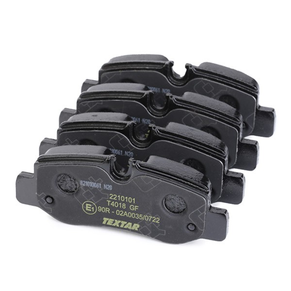 2210101 Disc brake pads Q+ TEXTAR 22101 184 0 4 review and test