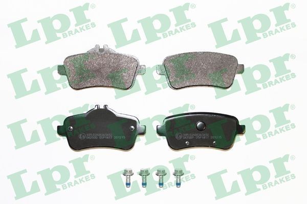 LPR 05P1817 Brake pad set with bolts/screws