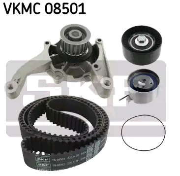 VKMA 08501 SKF VKMC08501 Water pump and timing belt kit 05093911AB