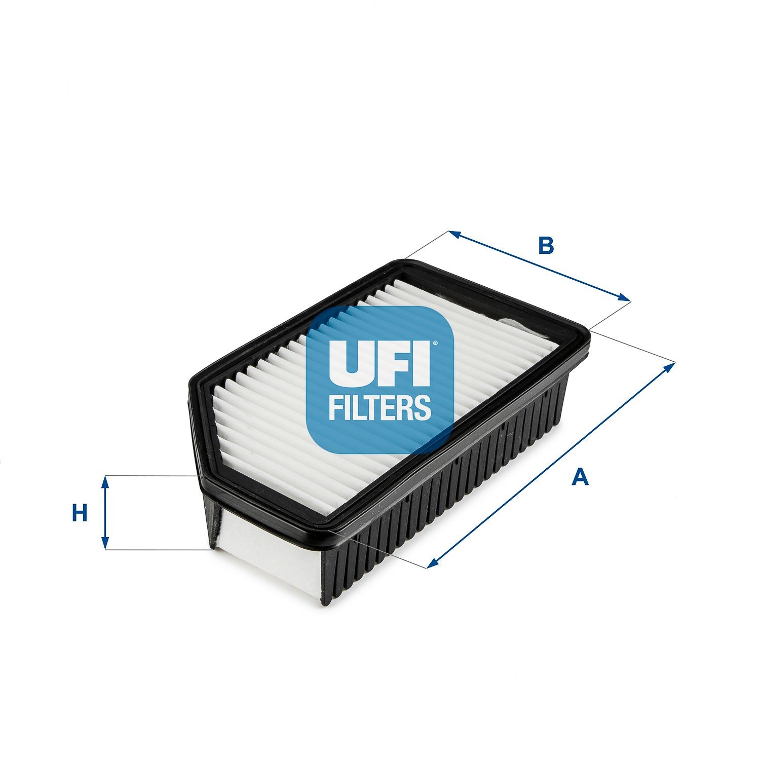 UFI 55mm, 132mm, 248mm, Filter Insert Length: 248mm, Width: 132mm, Height: 55mm Engine air filter 30.627.00 buy
