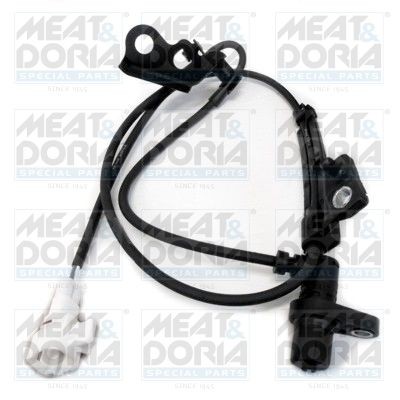 MEAT & DORIA Front Axle Right, 2-pin connector, 940mm Total Length: 940mm, Number of pins: 2-pin connector Sensor, wheel speed 90568 buy