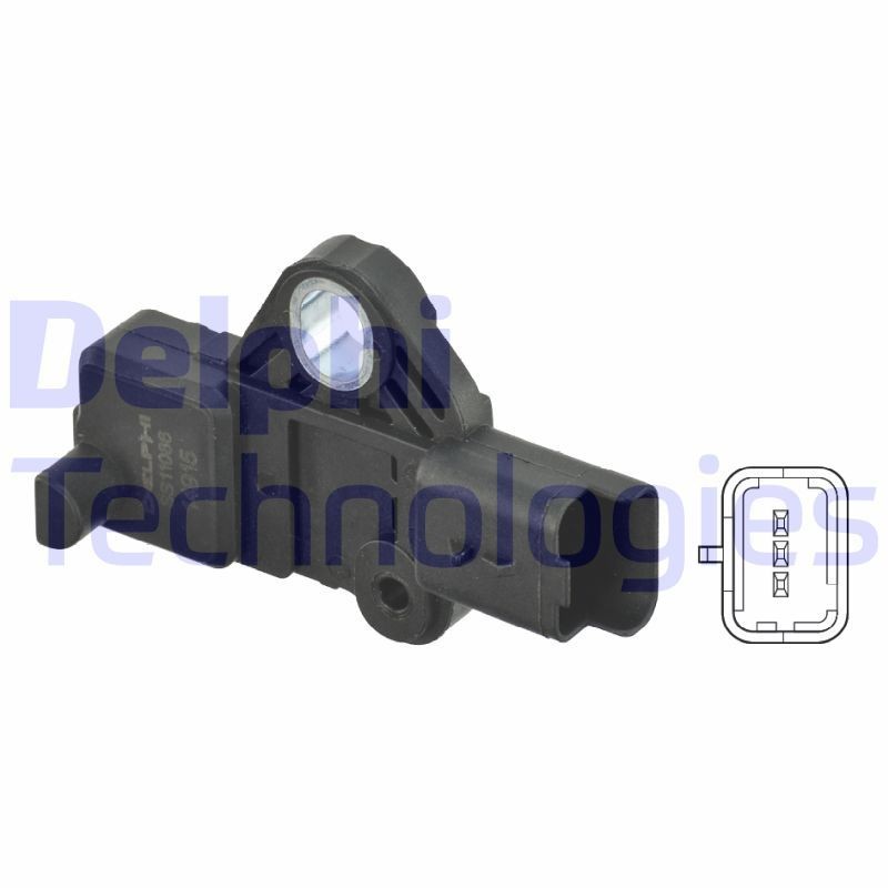 Peugeot Crankshaft sensor DELPHI SS11086 at a good price