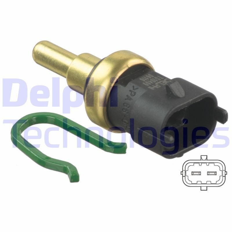 DELPHI Number of pins: 2-pin connector Coolant Sensor TS10409 buy