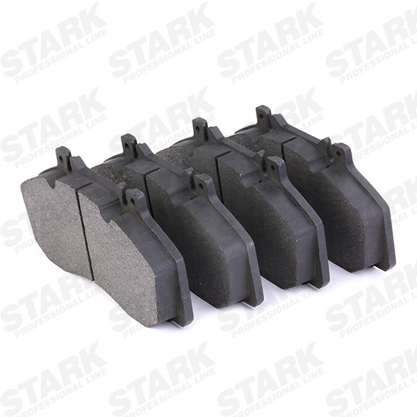 STARK Front Axle, Rear Axle, Low-Metallic, prepared for wear indicator Height: 85,6mm, Width: 174,8mm, Thickness: 22mm Brake pads SKBP-0011416 buy