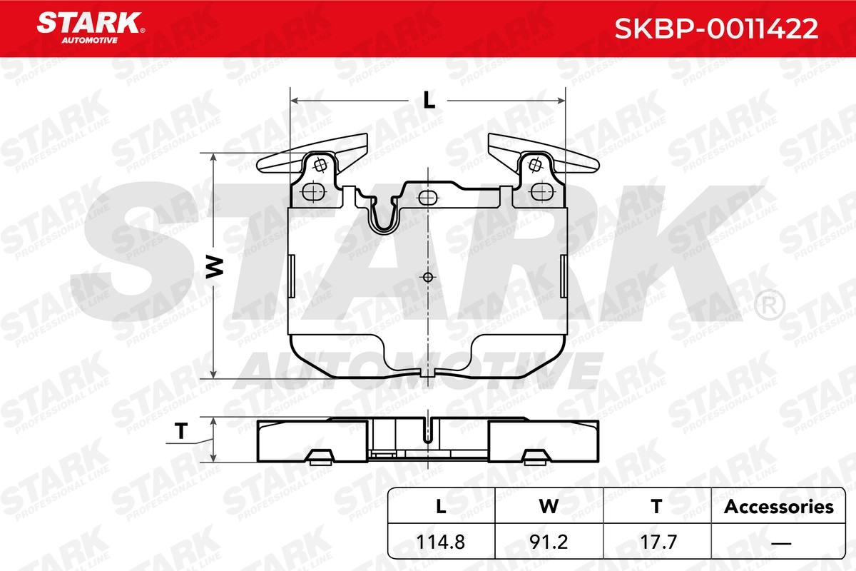 SKBP-0011422 Bremssteine STARK - Markenprodukte billig