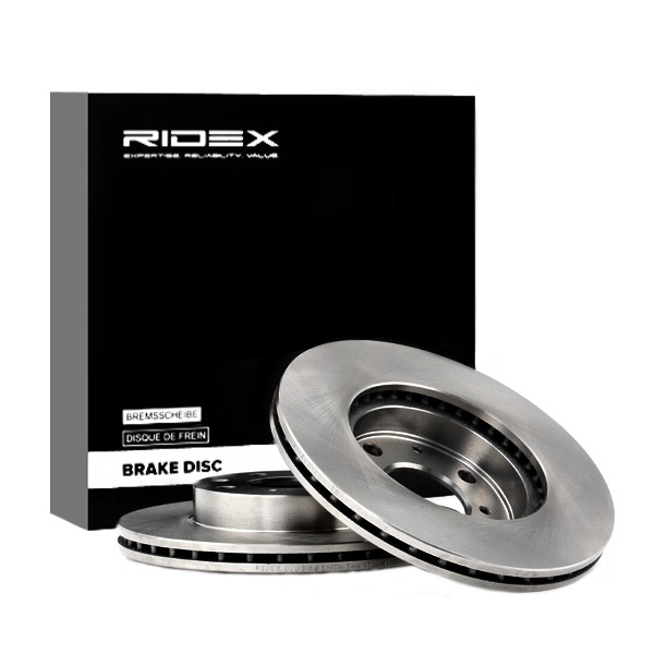 RIDEX 82B0801 Brake disc Front Axle, 242,0x19mm, 4x100, Vented