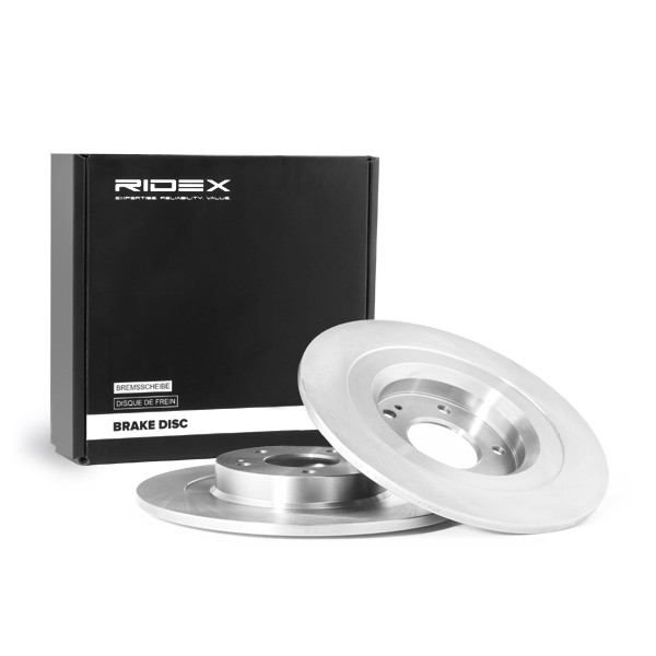 RIDEX 82B0850 Brake disc Rear Axle, 302,0x10mm, 05/07x114,3, solid