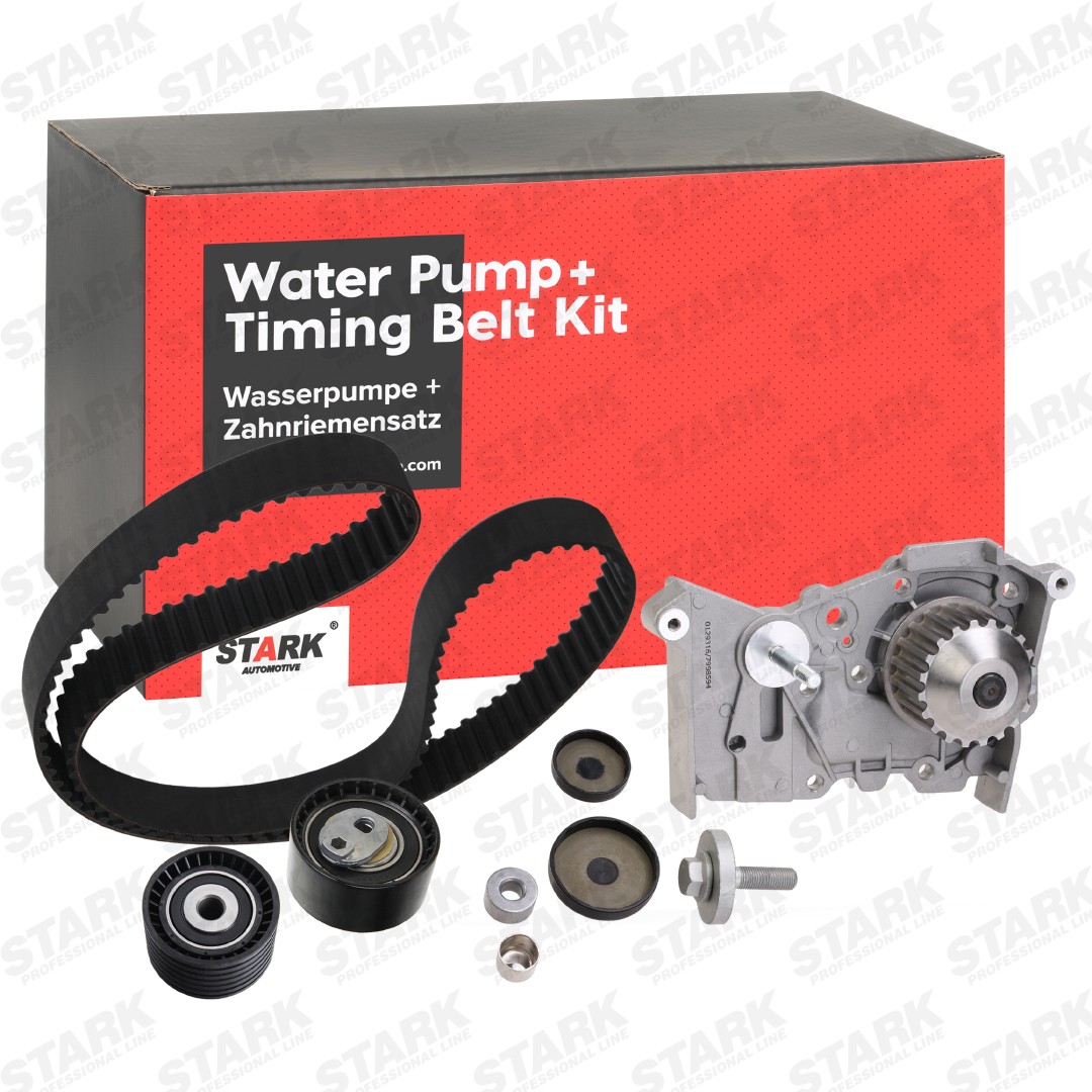 STARK SKWPT-0750023 Water pump and timing belt kit with water pump, Number of Teeth: 132, Width: 27 mm