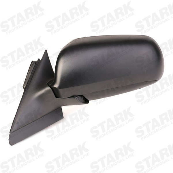 STARK SKOM-1040022 Door mirror Left, black, for electric mirror adjustment, Aspherical, Tinted, Heatable, Large mirror housing