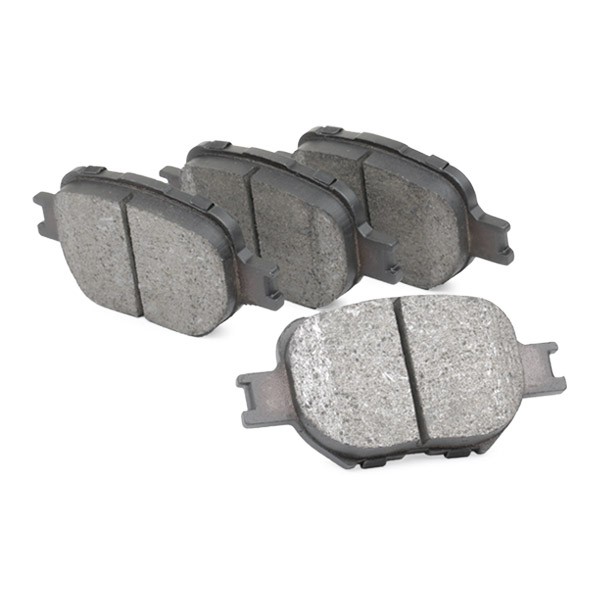 402B0731 Set of brake pads 402B0731 RIDEX Front Axle, excl. wear warning contact