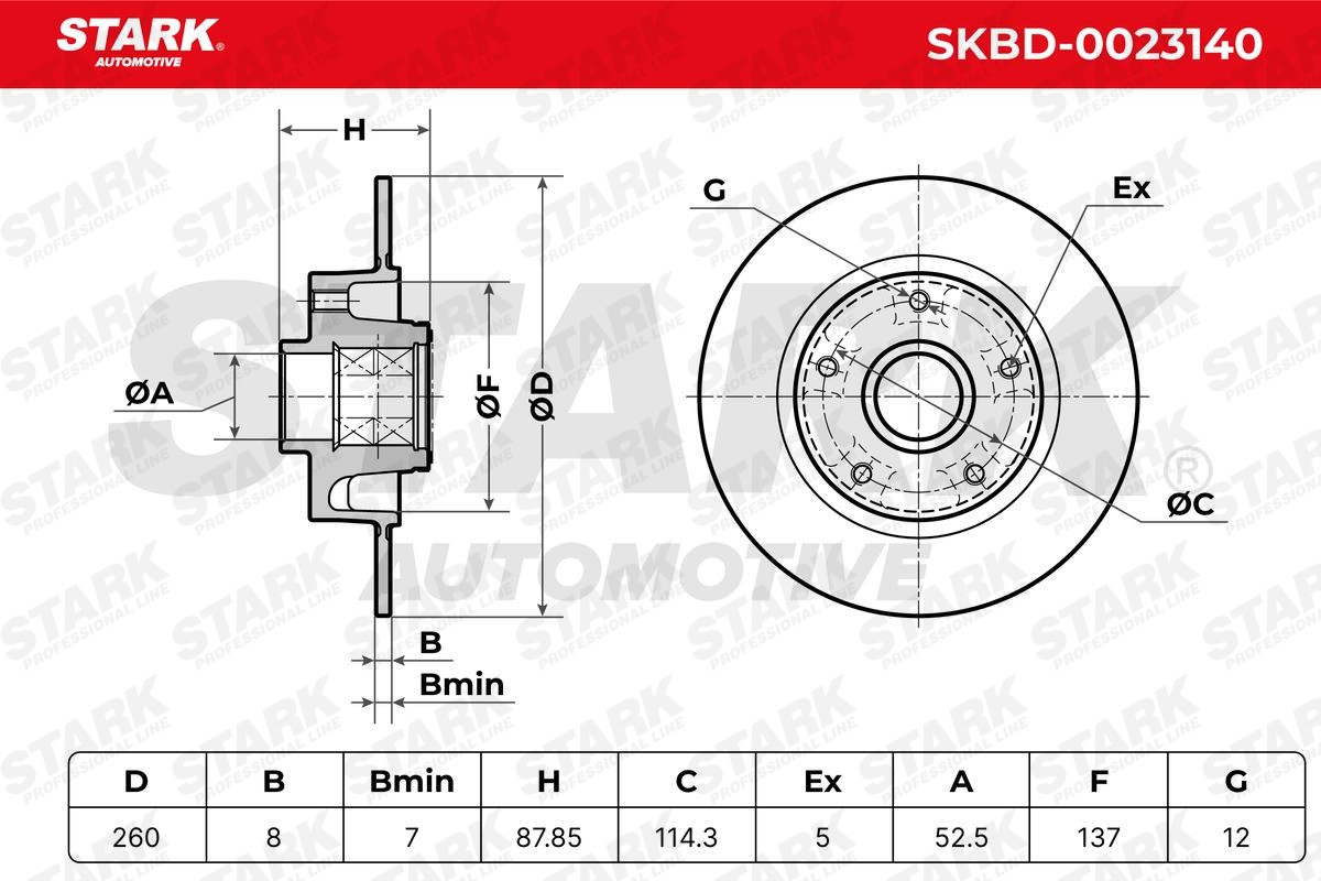 SKBD0023140 Brake disc STARK SKBD-0023140 review and test