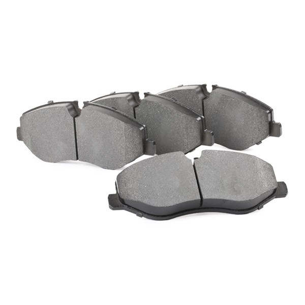 402B0577 Set of brake pads 402B0577 RIDEX Front Axle, Low-Metallic, excl. wear warning contact