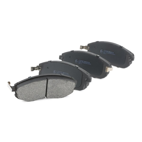 402B0508 Set of brake pads 402B0508 RIDEX Front Axle, with acoustic wear warning