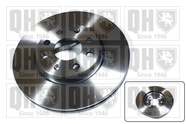 QUINTON HAZELL BDC5498 Brake disc 258x22mm, 4, Vented