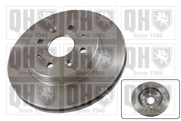BDC5511P QUINTON HAZELL 254x24mm, 4x100, Vented Ø: 254mm, Num. of holes: 4, Brake Disc Thickness: 24mm Brake rotor BDC5511 buy