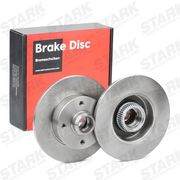 STARK Rear Axle, 226x10mm, 04/04x100, solid Ø: 226mm, Brake Disc Thickness: 10mm Brake rotor SKBD-0023252 buy