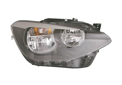 VAN WEZEL 0633962 Headlight Right, H7/H7, Crystal clear, with low beam, with indicator, with position light, with daytime running light, for right-hand traffic, with motor for headlamp levelling, PX26d