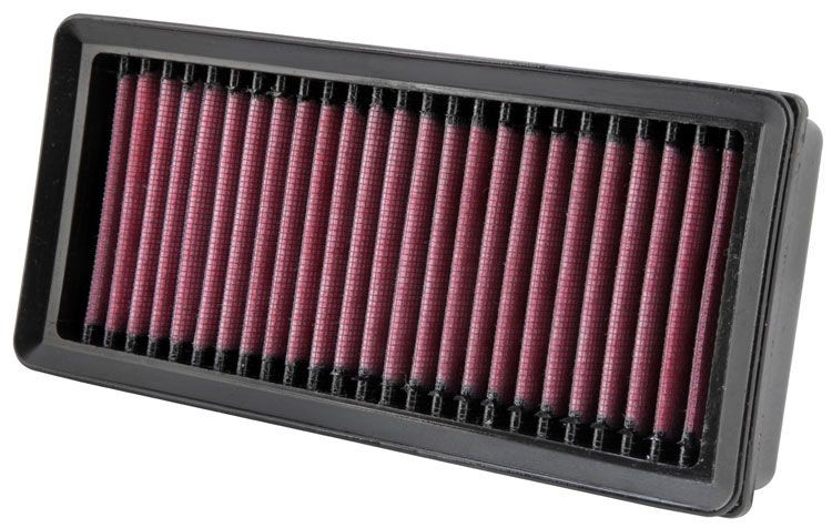K&N Filters 41mm, 102mm, 225mm, Square, Long-life Filter Length: 225mm, Width: 102mm, Height: 41mm Engine air filter BM-1611 buy