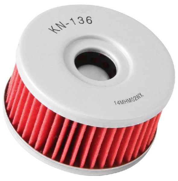 Achat de Moto K&N Filters Cartouche filtrante Ø: 60mm, Hauteur: 32mm Filtre à huile KN-136 pas chères