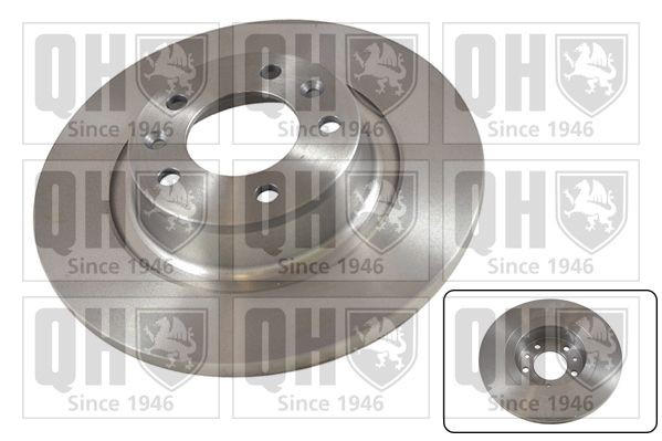 Original BDC5591 QUINTON HAZELL Brake disc kit PEUGEOT