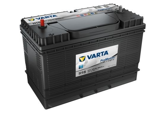 605103080 VARTA Promotive Black, H16 12V 105Ah 800A B01 HEAVY DUTY [erhöhte Zyklen- und Rüttelfestigkeit], Bleiakkumulator Kälteprüfstrom EN: 800A, Spannung: 12V, Polanordnung: 9 Batterie 605103080A742 kaufen